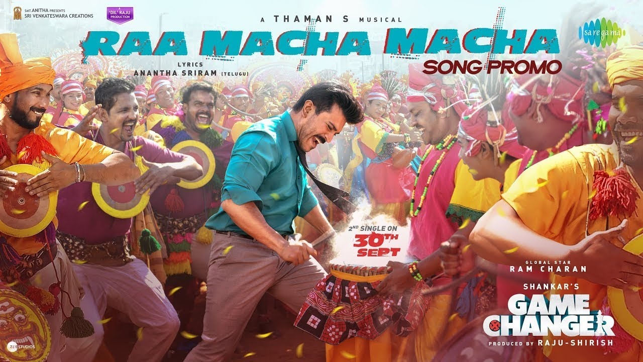 Raa Macha Macha - Song Promo | Game Changer | Ram Charan | Shankar | Thaman S | 