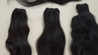 Indian Human Hair Exporter / 100 gms Weft Hair Price