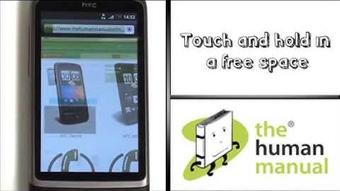 How to use your HTC Desire web browser | The Human Manual