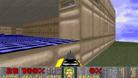 Doom II Simpsons Mod | Map is like Nacht Der Untoten