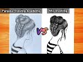 Farjana Drawing Academy drawings VS My Drawing | pencil sketch | Yeasin Drawing Academy | part 3