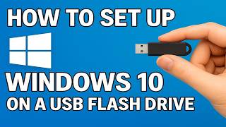 How to Install Windows 10 Using a USB Flash Drive!