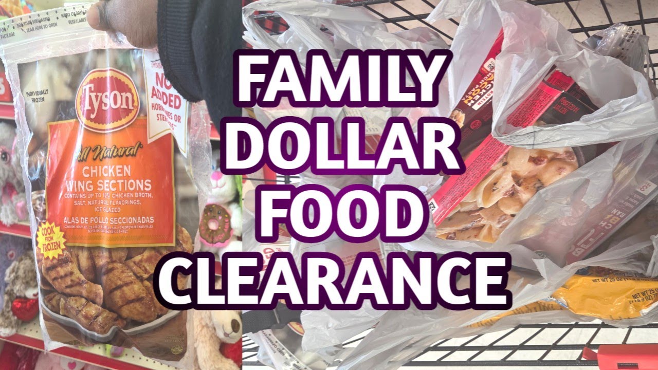 Распродажа продуктов в Family Dollar 