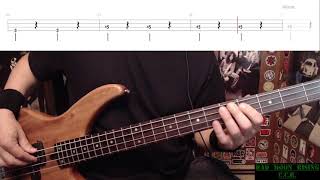 Bad Moon Rising by CCR - Bass Cover with Tabs Play-Along