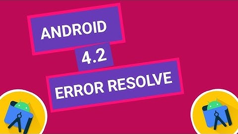 Error Resolve Android Studio 4.2 !!!!!
