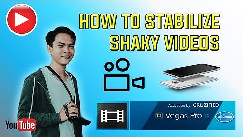 HOW TO STABILIZE SHAKY VIDEO FOOTAGE Using Sony Vegas Pro 13