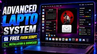 [FREE] Advanced Laptop System | macOS Laptop UI for FiveM | Installation & Showcase