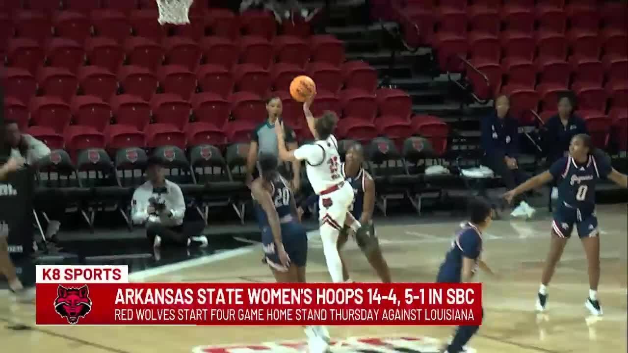 Arkansas State Women's hoops talk four game home stand at Live with the Red Wolves