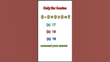 maths puzzle Math puzzle #shorts #puzzleMath puzzle #shorts #puzzle only for Genius