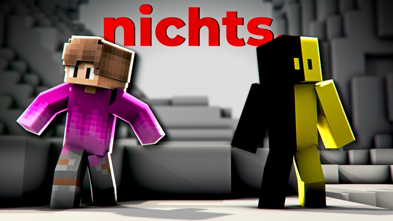 Minecraft, aber OHNE TEXTUR...
