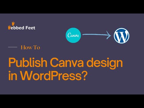 How to Publish Canva Design in WordPress