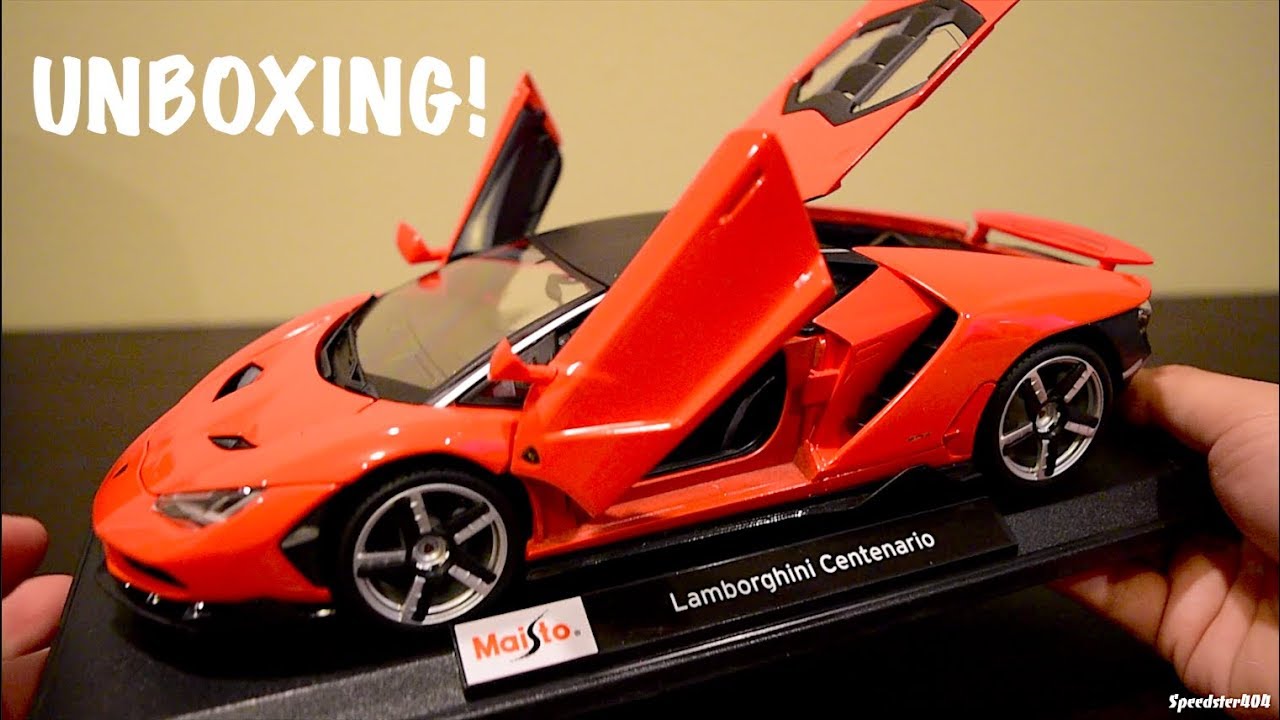 Unboxing 1 18 Lamborghini Centenario Maisto Diecast Model Car Special Edition Youtube