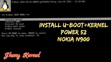 Nokia N900 install uboot + kernel