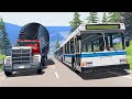 Bus and Truck Crashes #1 - BeamNG Drive | SmashChan