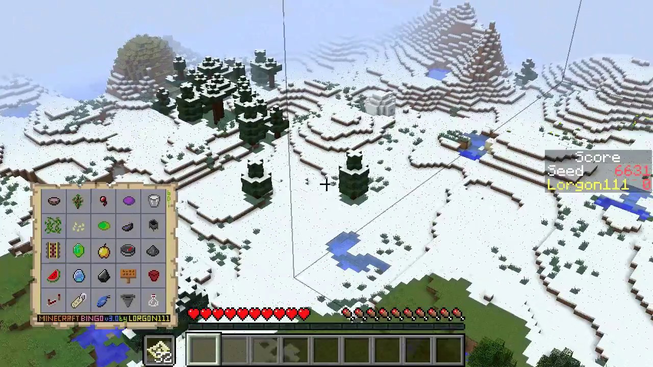 Minecraft BINGO v3.0 - Seed 6631 - Bingo!