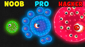 NOOB vs PRO vs HACKER - Alien Blob io