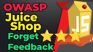 Forgot Feedback Juice Shop Walkthrough | Penetration testing tutorial for beginner's OWASP TOP 10