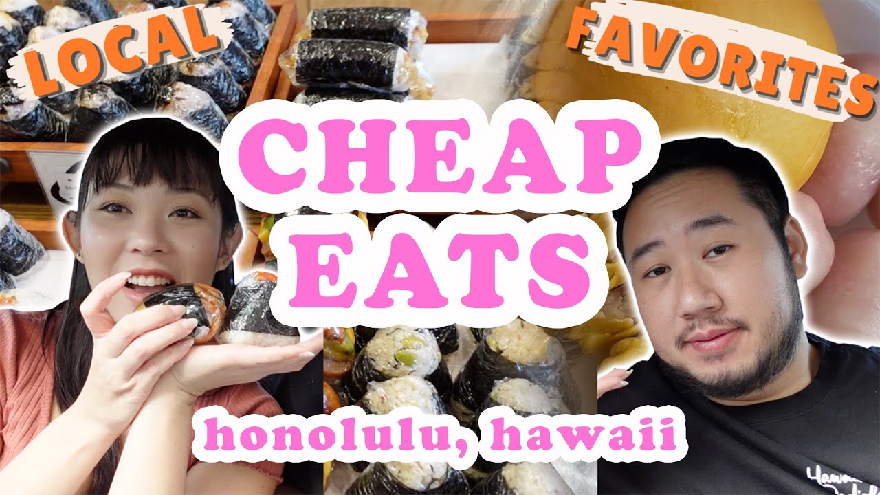 Honolulu CHEAP EATS! Local Favorites in Hawaii Food Tour! YouTube