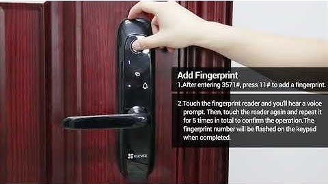EZVIZ | How to set up L2 Smart Lock