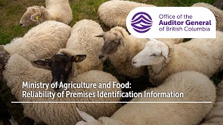 Ministry of Agriculture and Food: Reliability of Premises Identification Information