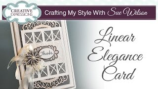 Die Cut Thank You Card | Crafting My Style with Sue Wilson