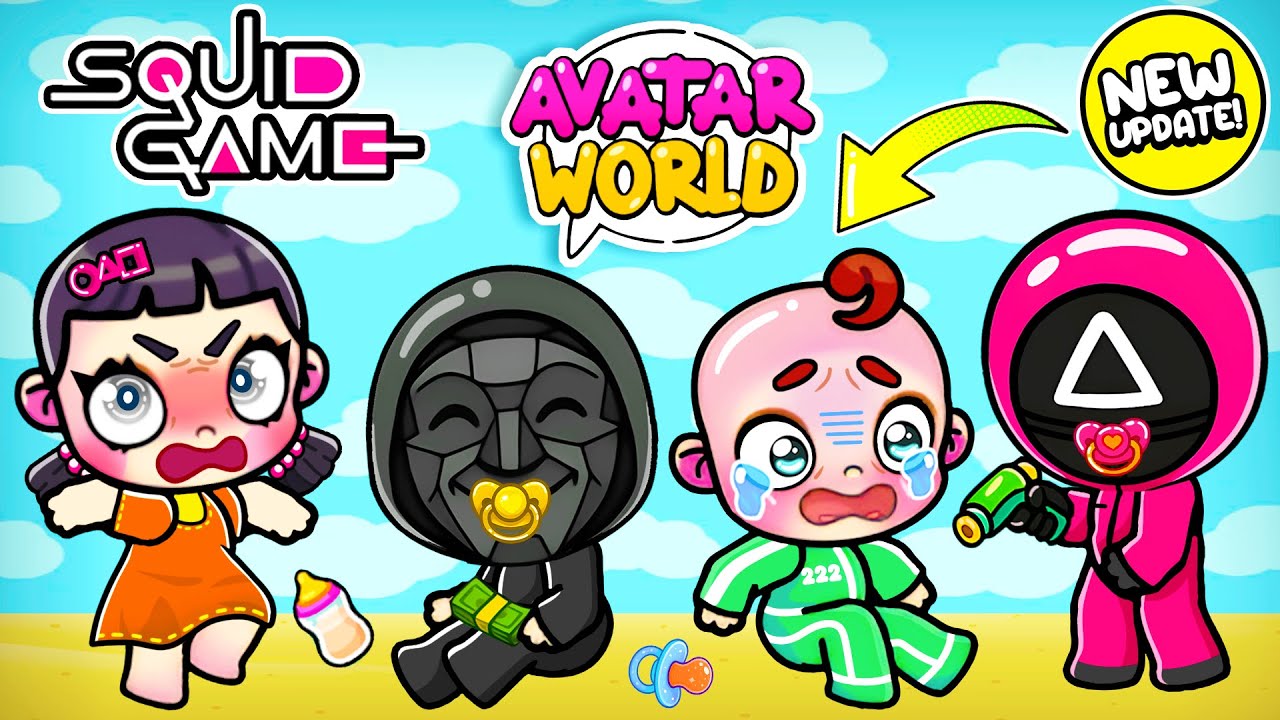 จับเด็กๆมาเล่นสควิดเกม์ เงินรางวัล  1,000,000 บาท | Avatar World | PAZU