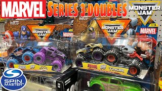 NEW Spin Master Monster Jam Marvel Series 3 Doubles FOUND At TARGET With THANOS! INSTORE &  Review!