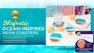 Ocean-Inspired DIY Resin Coasters