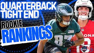 Celebrity TOP 10 QUARTERBACKS & TIGHT ENDS - ROOKIE RANKINGS - 2026 Fantasy Football Wealth