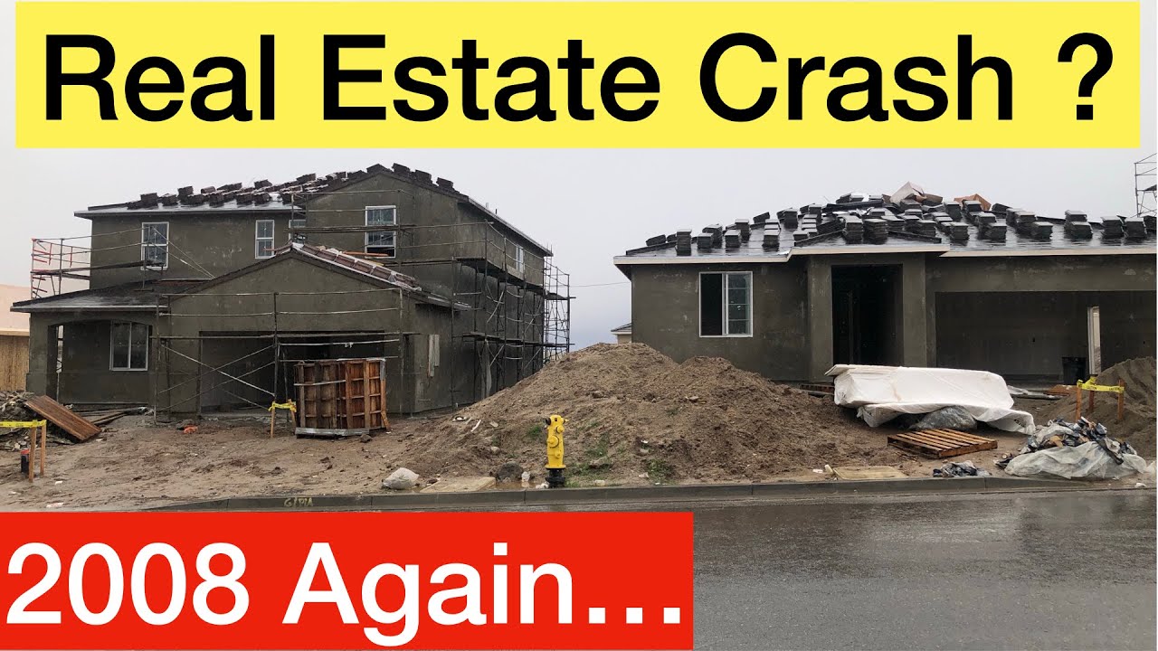 Will there be Real Estate Housing Crash? Unsold New Homes Yucaipa Inland Empire California YouTube