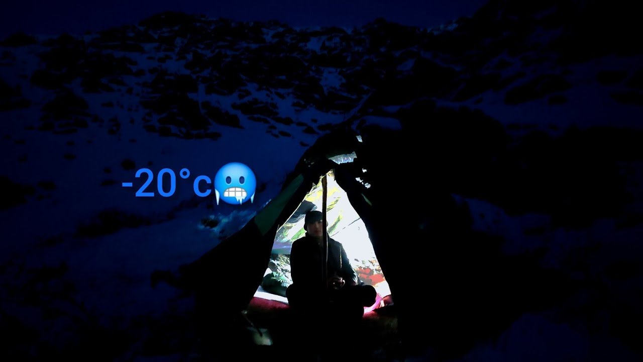 “Alone in the Frozen Wild | Tent vs Deadly Cold”🥶❄️