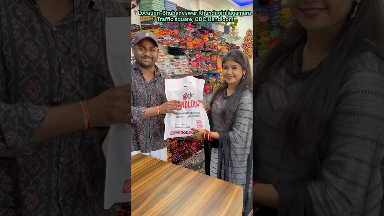 ODC Handloom Store Visit👍 #foryou #lovemusic #song #promotion #storevisit
