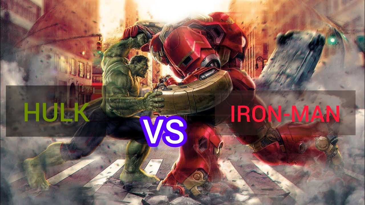 Hulk VS Iron-man full fight 💯🔥