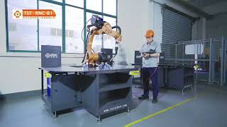 Arc Welding Robotic Workstation with Flexible Welding Tabletop
