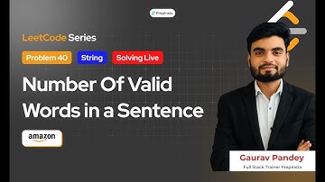 Day 40: Solving LeetCode Coding Problems | Number Of Valid Words In A Sentence | 150 Days Challenge