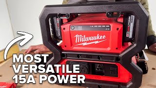 Milwaukee M18 CARRYON 3600W/1800W Power Supply | Most Versatile 15A Power