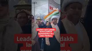 Why did Ladakh shut down completely?