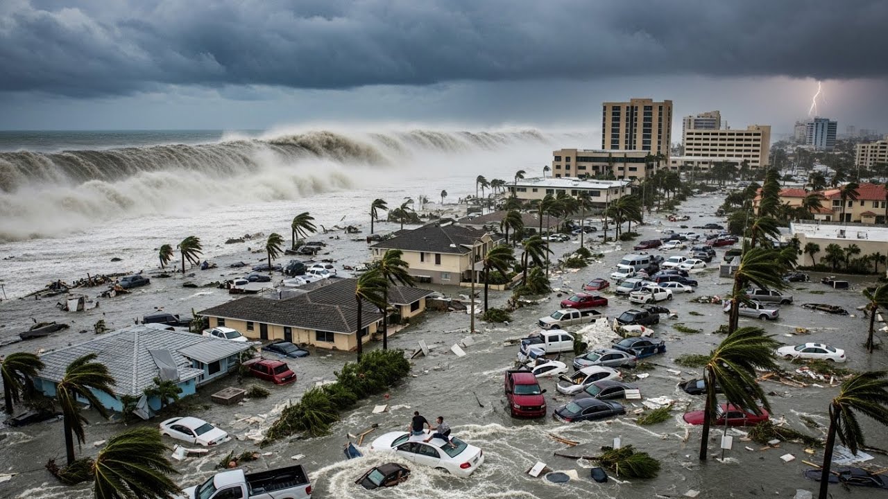 PHILIPPINES Destroyed By Super Typhoon Uwan! Storm Surge Swept Away Homes