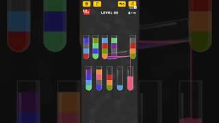 Water Sort Color Puzzle Level 68 Walkthrough Solution iOS/Android