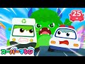 もこもこモンスターしゅうらい！👾💥人気ストーリー集🚗 | 車のアニメ | はたらく車シリーズ | 子供向け車 | 知育動画 | スーパーマシン