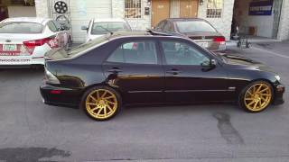 877-544-8473 18 Inch F1R F29 Gold Wheels Lexus IS IS300 Concave Rims Free Shipping