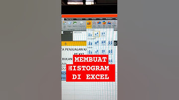 CARA MEMBUAT HISTOGRAM DI EXCEL 2010 #excel #excelindonesia #histogram