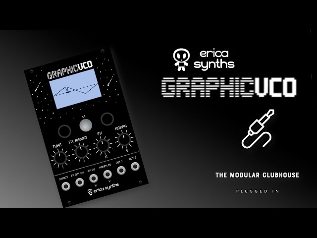 Erica Synths Graphic VCO モジュラー　シンセ Review: Erica Synths Graphic VCO