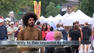 'It's been slower'; Willy St. fair impacted by weather