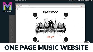 Building a One Page Music Website from Scratch with No Code | Adobe Muse CC | Muse For You