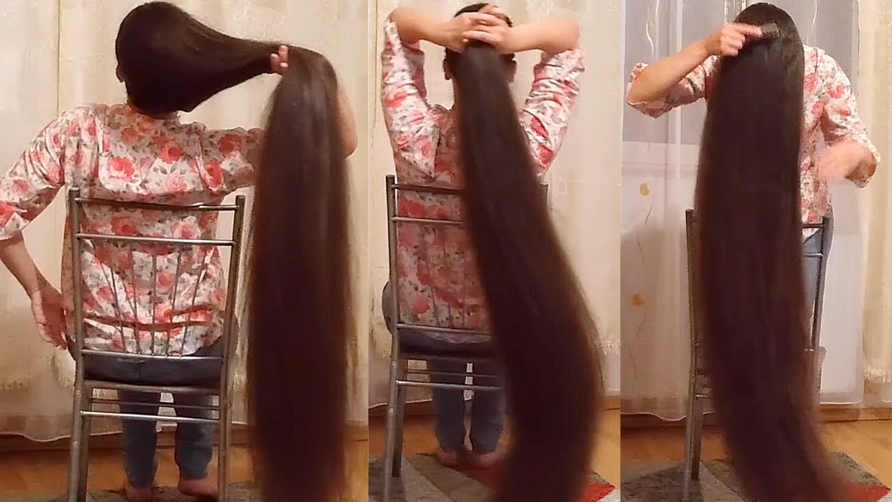 RealRapunzels | Ioana's Very Long Hair and The Chair (preview) - YouTube