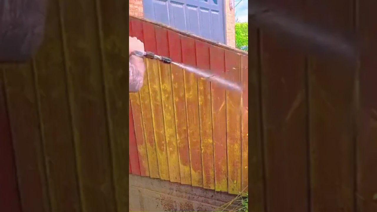 Staircase pressure washing | step by step deep clean part 28