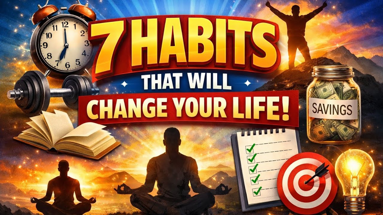 7 Habits That Will Change Your Life | Daily Success Habits - YouTube