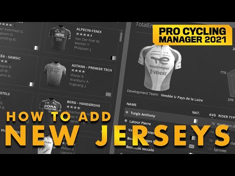 How to add new kits on PCM ? || Pro Cycling Manager 2021 Tutorial