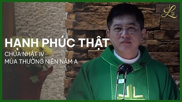 HẠNH PHÚC THẬT -  Chúa Nhật IV Mùa Thường Niên Năm A  | Lm. Đaminh Giuse Nguyễn Thiết Thắng
